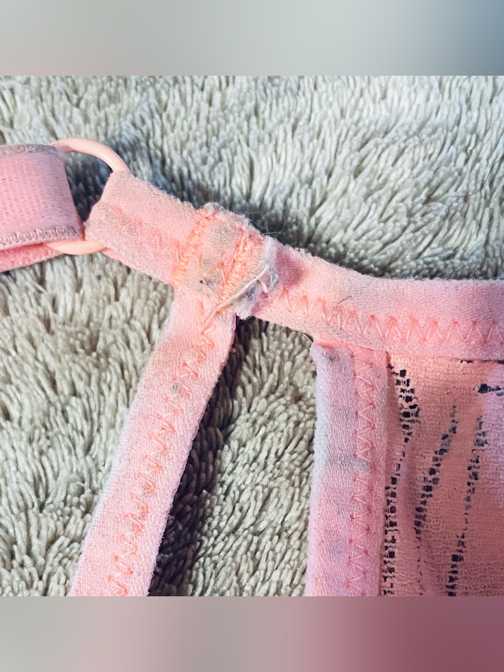 Victoria's Secret PINK Light Pink Lace Bra Set - Picture 6 of 6